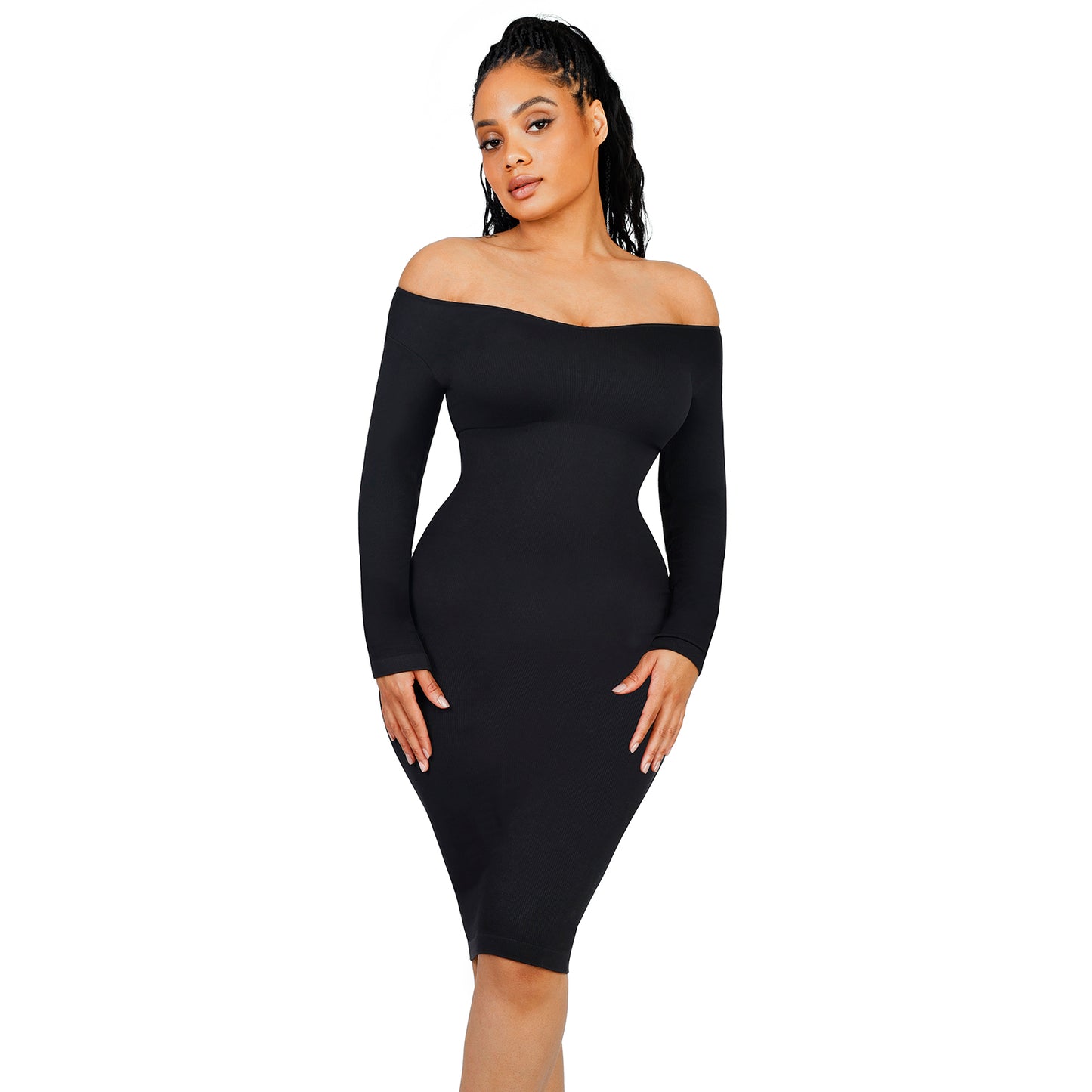 Blair Slimming V-neck Dress Seamless
